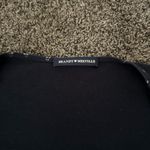 Brandy Melville  Black and White Floral Blouse Photo 1