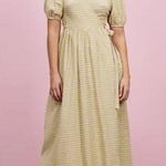 Topshop Seersucker Check Wrap Dress in Lime and Lilac-Multi size 6 Photo 0