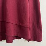 1. State  Maroon Red Boat Neck Tie Back Long Sleeve Top Size Large Photo 4