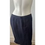 Undercover Jun Takashi Womens Pencil skirt size 2 pleated academic quiet luxury Blue Photo 8