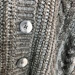 Olive & Oak  Gray Knitted Cardigan Sweater Photo 4