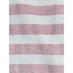 Talbots T5 Jacquard Striped Pencil Skirt Pink White 100% Cotton Classic 10 M Photo 7