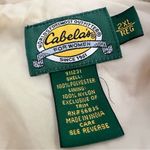 Cabela's Vintage Cabela’s Cream Fleece Hooded Jacket with Cozy Cabin Embroidery Photo 7