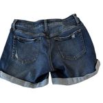 Silver Jeans  Women Sz 27 Boyfriend Mid-Rise Cuffed Shorts Distressed Photo 1