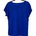Gap  Royal Blue Short Sleeve Embellished Tee Shirt Photo 1