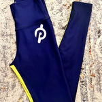 Peloton ‎ Navy Contrast Show Up Rib Leggings Size S Photo 0