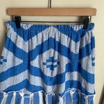 Lemlem  Aztec Print Faux Wrap Ruffle Mini Stripe Skirt Photo 7