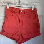 American Apparel High Rise Shorts watermelon coral boho beach size 25 womens Photo 0