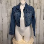 Long sleeve Jean jacket size medium Blue Photo 0