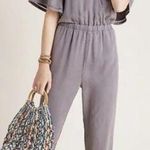 Anthropologie| Cloth & Stone made with love pen romper jumpsuit size small woman Purple Photo 0