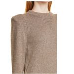 Ba&sh ‎ Keane Lace-Up Cuff Wool & Cotton Sweater, Tan, Size Small, DESIGNER, NWT Photo 7