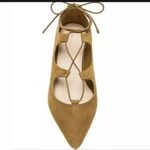 Loeffler Randall  Brown Suede Lace Up Ballet Flats Photo 2
