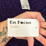 Enfocus Studio , New Asymmetrical Purple Lace Dress, size 12 Photo 7