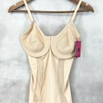 Slimmers Women Beige Shaping Cami 38D Nude Control Top Retro Y2K Lingerie Tan Size undefined Photo 0