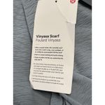 Lululemon Vinyasa Scarf Textured Blue Infinity Wrap Button Versatile New Photo 1