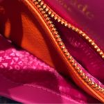 Kate Spade Hot Pink and Orange Top Zipper Closure Crossbody Bag or Clutch Photo 7