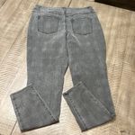 Maurice's High Rise Gray Plaid Print Jegging Large Long EUC Photo 5