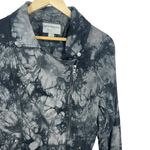 Evereve Marrakech Amber Tie Dye Moto Jacket in Black/White Size S Photo 5