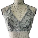 Felina Gray Off White Lace Bralette Size X-Large NWOT Photo 0