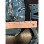 El Paso Saddleblanket Woven Cotton Backpack Blue Ikat Stripe Boho Southwestern Photo 9