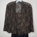 Vintage‎ Karen Miller New York Formal Dress 2 Pc Size 10 Photo 2