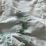 Klique B DISTRESSED LIGHT BLUE CUT-OFF SHORTS Photo 5