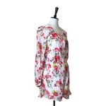 Disney Beauty & the Beast Romper Long Sleeve V-neck Chiffon Floral Women’s Large Photo 1