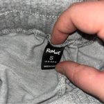 Romwe  Heather Gray Jogger Pants Photo 3