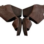 Eileen Fisher CLIP-NU Timbled Nubuck Open Toe Dress Sandal, Sz 9 Photo 5