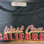 Romwe  Gray Graphic Short Sleeve Tee Photo 1