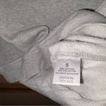Grayson Threads  Happy Fuzzy textured Short‎ Sleeve Sweatshirt grey size small Photo 4
