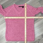 Preswick & Moore Preswick & Moore Loose Weave V-neck Sweater Rose Pink Small Photo 10