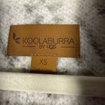 UGG Koolaburra by  Grey and White Sherpa Hooded Vest in Dove Geo XS Photo 3