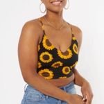 Rue 21 tie sunflower tank top xl Photo 0