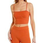 Good American Cupped Tube Top Cinnamon Size 3/4 (L/XL) New Photo 0