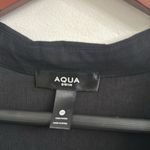 AQUA Button-Down Swim Cover Up Tunic Sz M Photo 4