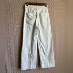 Anthropologie Maeve The Colette High Waisted Wide Leg Cropped Pant Sz 26 White Photo 1