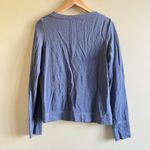 Anthropologie Lilka Periwinkle Braided Sweatshirt Womens Size S Top Long Sleeve Photo 7
