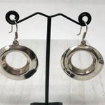 Sterling Silver TAXCO Mod 1960s-style  hoop earrings, 18.6g Photo 9
