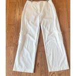 Saks 5th Avenue  Threads white cotton cargo pants size 6 Photo 1