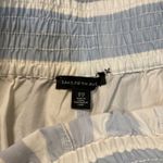 Saks 5th Avenue Saks Fifth Avenue Pants Size Small Striped Blue White Pockets Womens Flowy Wide Photo 2