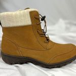 Sporto  Boho Water Resistant Suede Lace Up Ankle Boots Camel 9W Photo 4