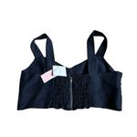 Lavender Brown  nwt navy Stella crop top Photo 3