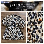 SheIn  Leopard Dress Animal Print Long Sleeve Large Boho Party Photo 7