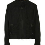 NWT Rachel Rachel Roy Fringe Vegan Suede Jacket Photo 0