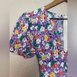 Faithfull the Brand Faithful The Brand Marie Louise Mini Dress in Nefeli Floral Purple US 2 AUS 6 Photo 7