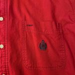 Bugle Boy Vintage  Company Buttom Up short sleeve shirt Red size Large Photo 5