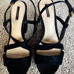Forever 21 Black Sandal Wedges Photo 2