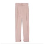 FRANKIE‎ SHOP Elvira Belted Suit Pants Dusty Pink Sz Medium Photo 1