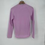 Adidas Womens XS Long Sleeve Athletic T Shirt Bliss Lilac Crew Neck Top Photo 5